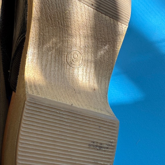 Threshold Black Faux Leather Slip-On Clogs - Picture 6 of 6